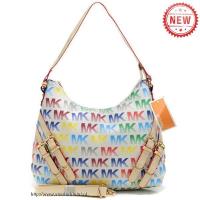 michael kors convertible monogram medium witte multicolor schoudertas Nederland Online uro06203